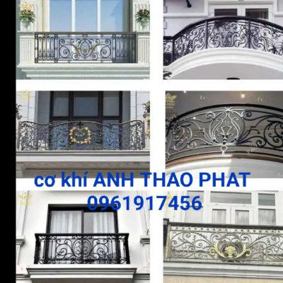 lan can sắt mỹ thuật đẹp 